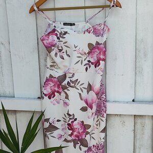 Bohoo USA, Cocktail Midi Sheath Dress, Size 8